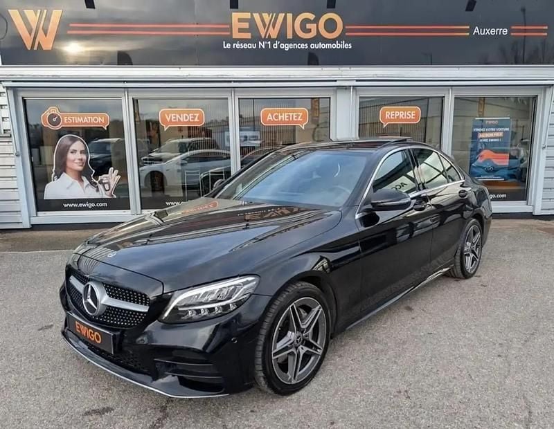 Occasion Mercedes C220 AMG line 194 ch (142 kW) 2018 Noir Berline