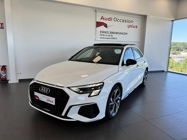 Blanc ibis Occasion 2024 Audi A3 Sportback e-tron S-Line Citadine | 39 970 € (Prix cher) - Image 1/4