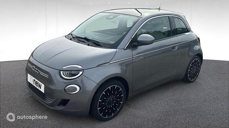 Gris Utilisé 2021 Fiat 500e La Prima Berline | 12 990 € (Bon prix) - Image 1/4