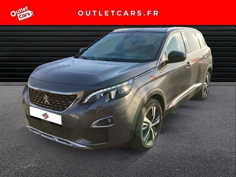 Noir Occasion 2019 Peugeot 5008 GT-line SUV | 17 990 € (Prix juste) - Image 1/4
