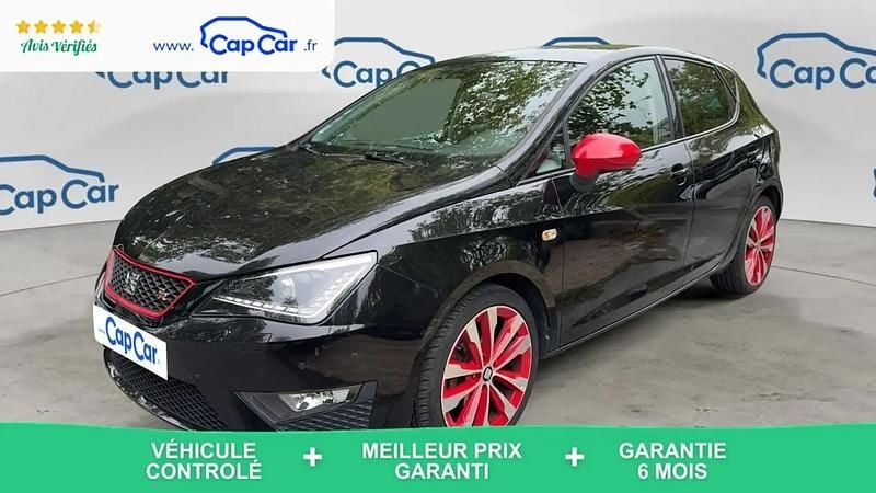 Noir Utilisé 2016 Seat Ibiza FR Citadine | 9 690 € (Bon prix) - Image 1/4