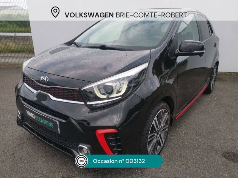 Noir Utilisé 2018 Kia Picanto GT-Line Citadine | 8 990 € (Bon prix) - Image 1/4