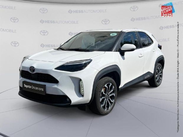 Blanc Utilisé 2022 Toyota Yaris Hybrid Design | 21 999 € (Prix juste) - Image 1/4