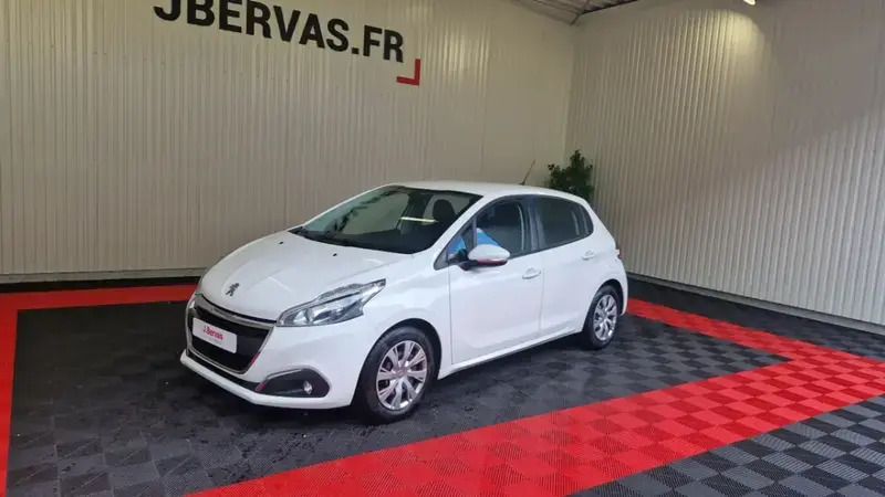 Blanc Utilisé 2019 Peugeot 208 Business-Line Citadine | 9 690 € (Prix juste) - Image 1/4