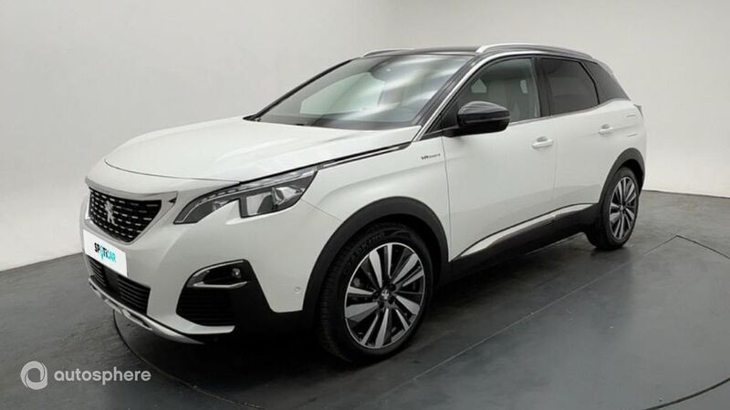 Blanc Occasion 2020 Peugeot 3008 GT SUV | 20 980 € (Bon prix) - Image 1/4