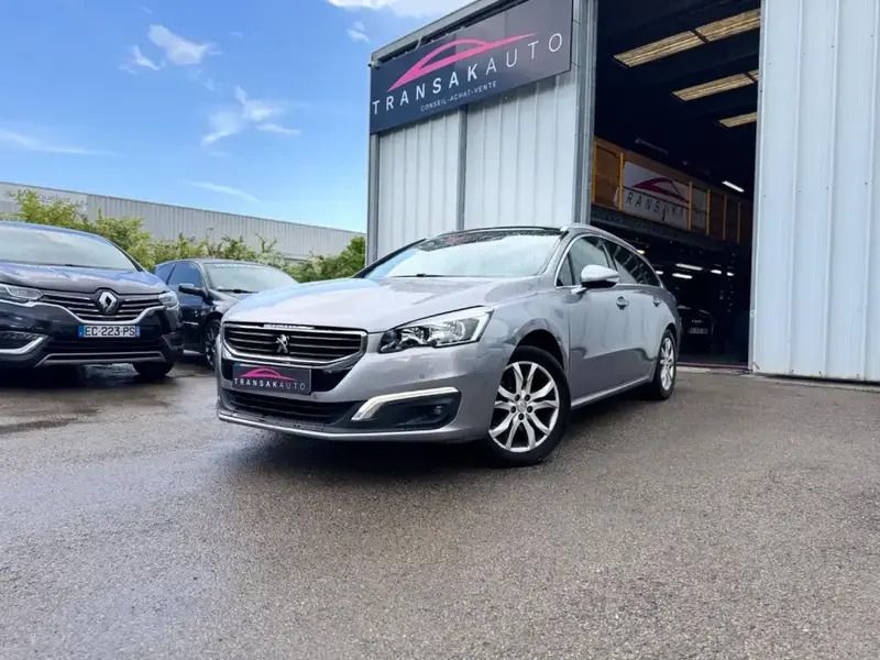 Gris Utilisé 2016 Peugeot 508 Allure Break | 8 490 € (Bon prix) - Image 1/4