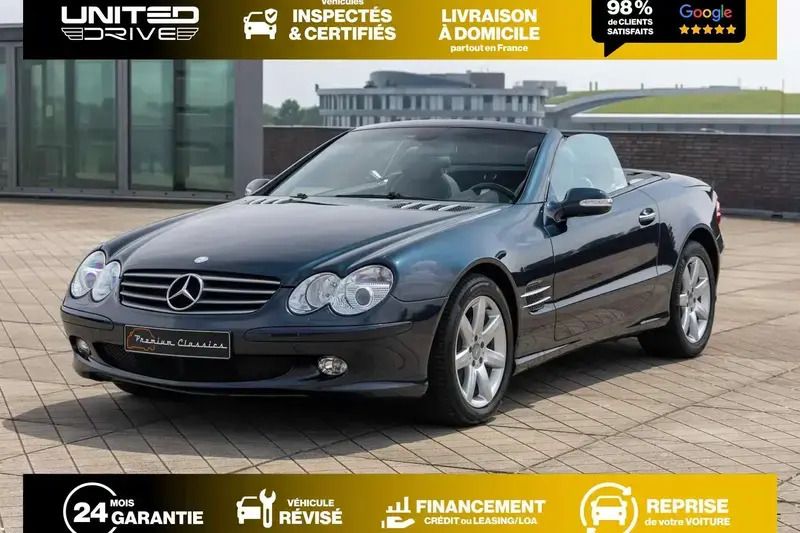 Bleu Utilisé 2002 Mercedes SL500 Cabriolet | 27 450 € - Image 1/4