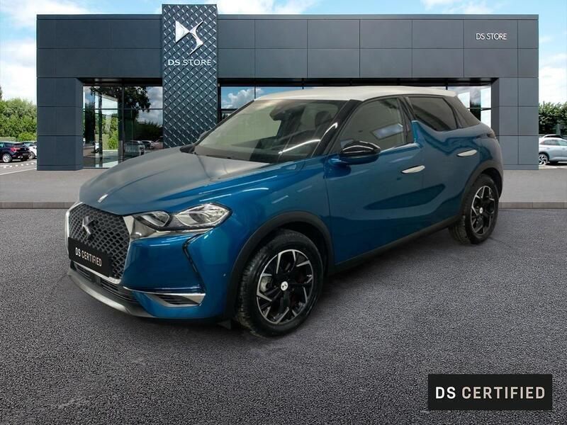 Bleu Utilisé 2021 DS Automobiles DS3 Crossback E-Tense So Chic SUV | 17 480 € (Bon prix) - Image 1/4