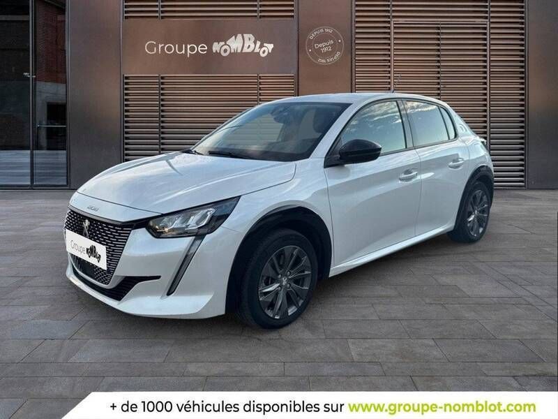 Blanc Utilisé 2022 Peugeot e-208 Citadine | 18 790 € (Prix assez cher) - Image 1/3