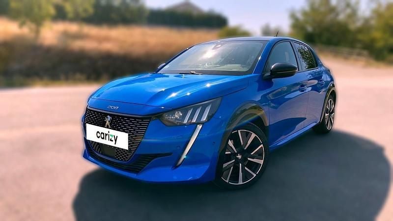 Bleu Utilisé 2021 Peugeot 208 GT Citadine | 11 965 € (Bon prix) - Image 1/4