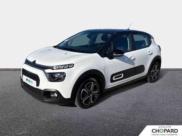 Blanc Utilisé 2022 Citroën C3 Shine Citadine | 11 289 € (Prix juste) - Image 1/4