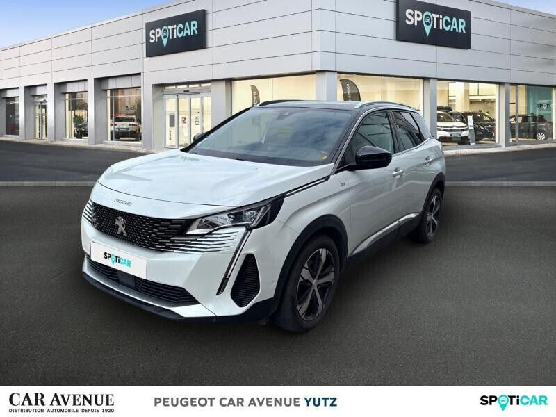 Blanc nacré (s) Utilisé 2021 Peugeot 3008 GT-line | 20 890 € (Prix juste) - Image 1/1