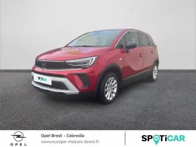 Rouge piment métallisé Occasion 2021 Opel Crossland X Elegance SUV | 12 990 € (Prix juste) - Image 1/4