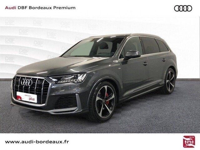 Gris daytona nacré Utilisé 2022 Audi Q7 S-Line SUV | 53 990 € (Super prix) - Image 1/4