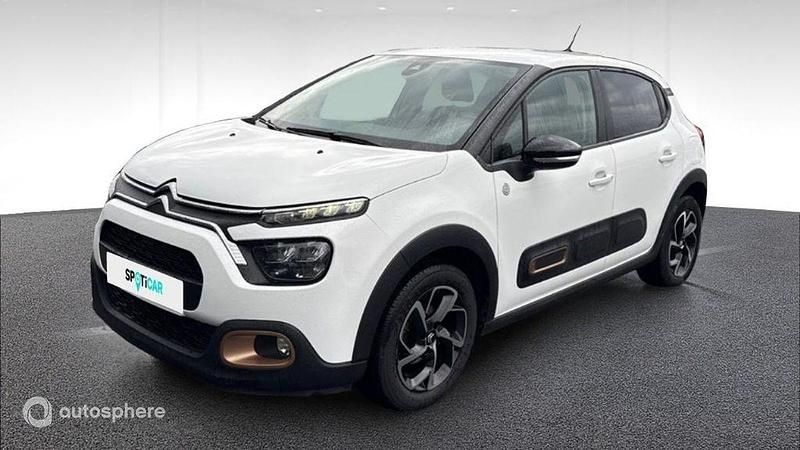 Blanc Occasion 2023 Citroën C3 PureTech Citadine | 13 238 € (Prix juste) - Image 1/4