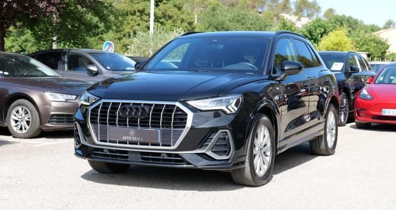 Noir Utilisé 2021 Audi Q3 S-Line SUV | 29 990 € (Prix juste) - Image 1/4