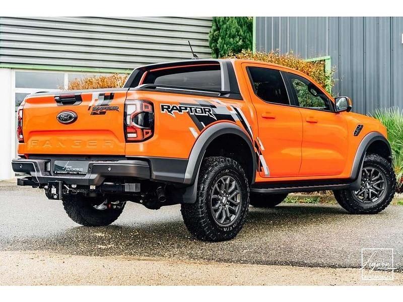 Nouvelle Ford Ranger Raptor 209 ch (153 kW) 2025 Orange Pick-up