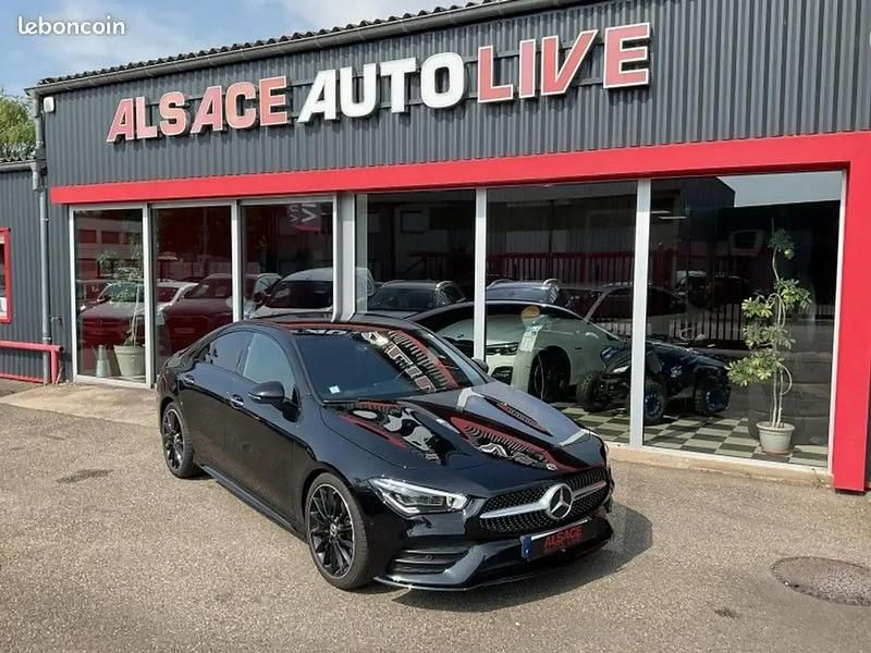 Noir Utilisé 2020 Mercedes CLA200 AMG line Berline | 29 990 € (Prix juste) - Image 1/4