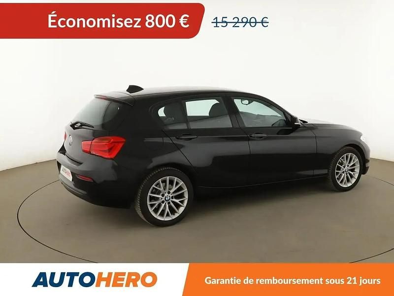 Noir Occasion 2016 BMW 118 Sport Line Citadine | 14 490 € (Bon prix) - Image 1/2