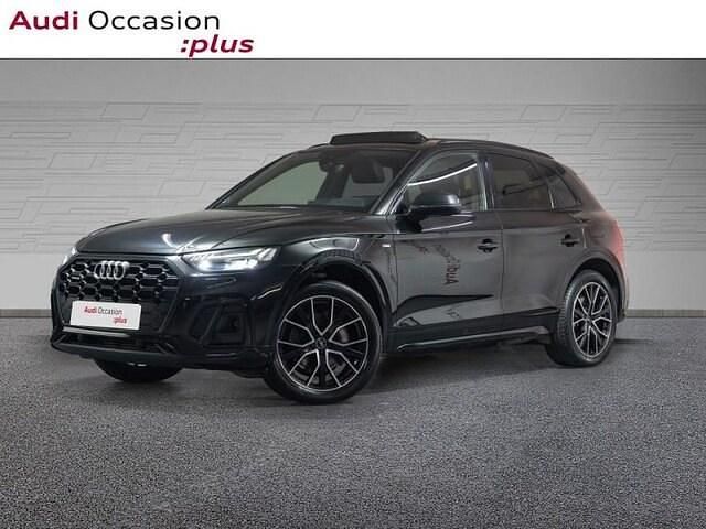 Noir mythe métallisé Utilisé 2022 Audi Q5 S-Line SUV | 40 900 € (Bon prix) - Image 1/4
