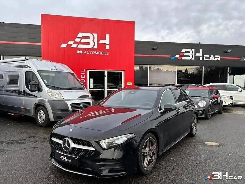 Noir Occasion 2020 Mercedes A200 AMG line Berline | 21 490 € (Bon prix) - Image 1/4
