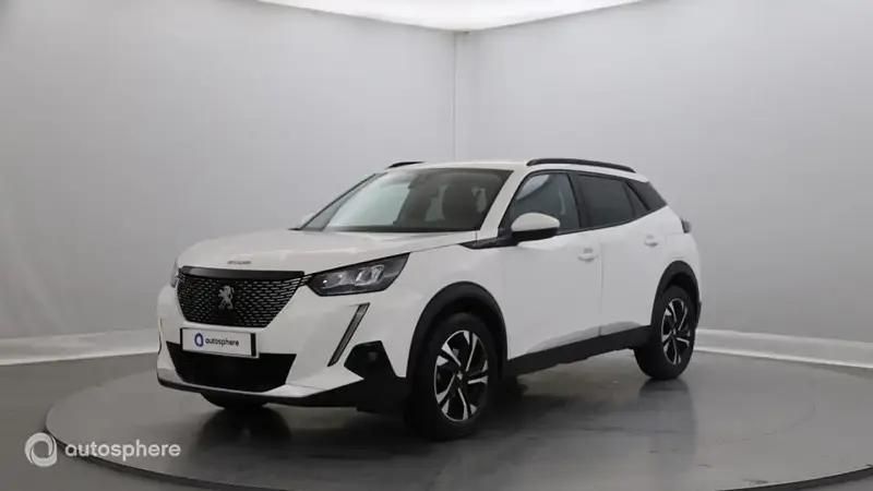 Blanc banquise (o) Utilisé 2021 Peugeot 2008 Allure SUV | 15 499 € (Prix juste) - Image 1/4