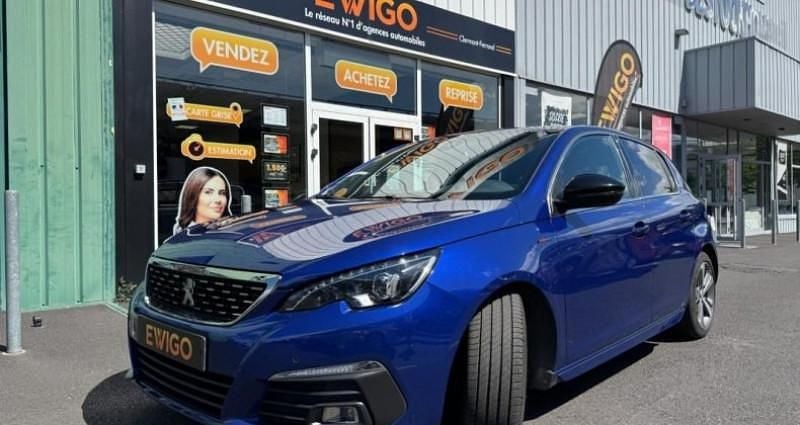 Bleu Utilisé 2019 Peugeot 308 GT-line Berline | 10 990 € (Bon prix) - Image 1/4