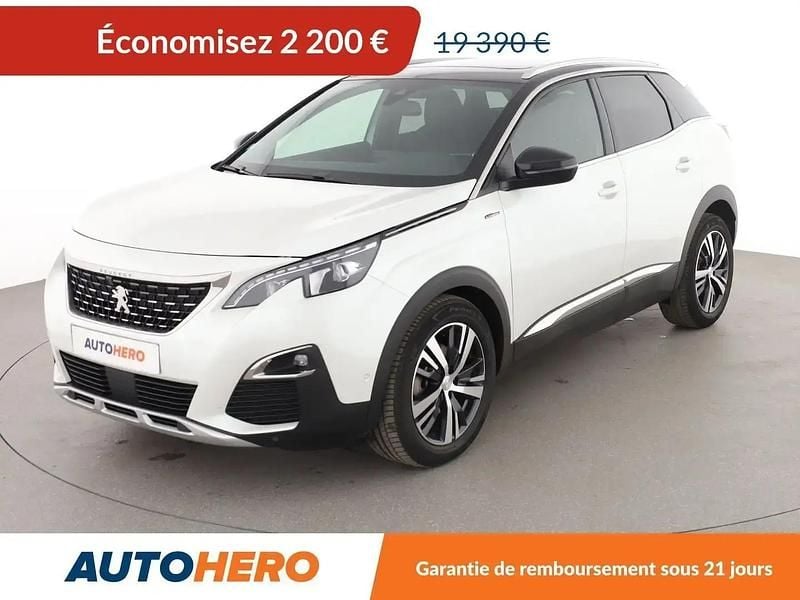 Blanc Utilisé 2018 Peugeot 3008 GT-line SUV | 17 190 € (Super prix) - Image 1/2