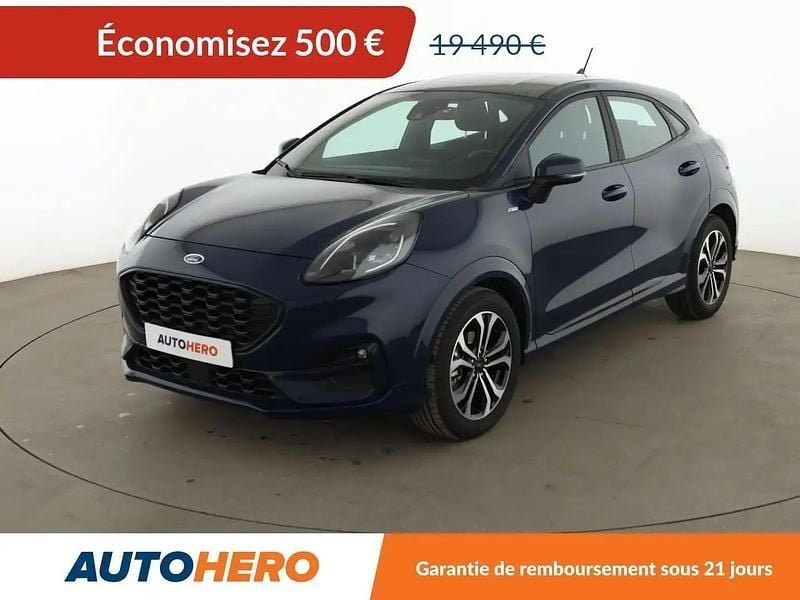 Bleu Utilisé 2022 Ford Puma ST-Line SUV | 18 990 € (Prix juste) - Image 1/2