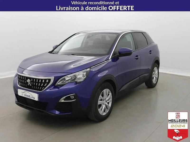 Bleu Utilisé 2020 Peugeot 3008 Active SUV | 18 900 € (Bon prix) - Image 1/4