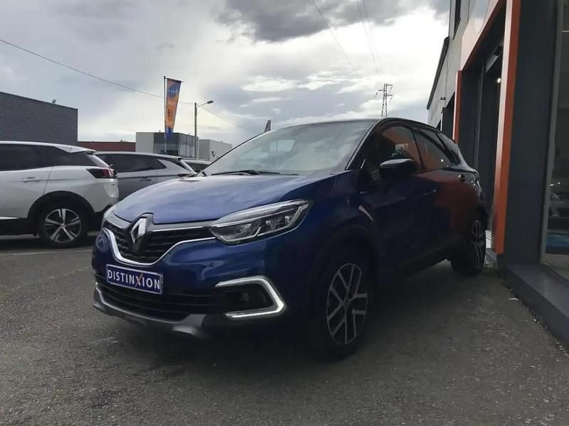 Bleu Occasion 2019 Renault Captur Intens SUV | 13 980 € (Prix juste) - Image 1/4