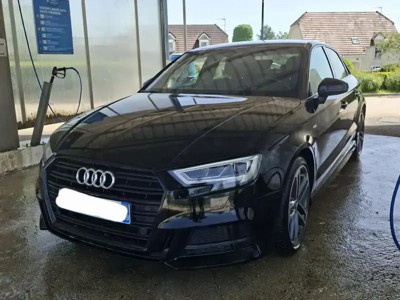Noir Utilisé 2017 Audi A3 S-Line Berline | 18 500 € (Prix juste) - Image 1/4