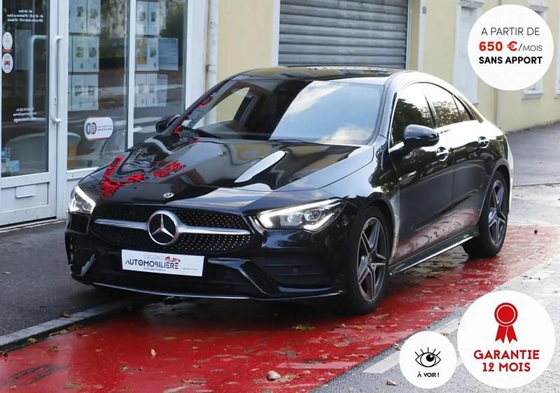 Noir Utilisé 2020 Mercedes CLA200 AMG line Berline | 29 990 € - Image 1/4