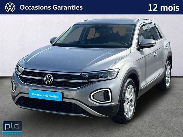 Gris Utilisé 2022 VW T-Roc Style SUV | 24 990 € (Prix juste) - Image 1/4