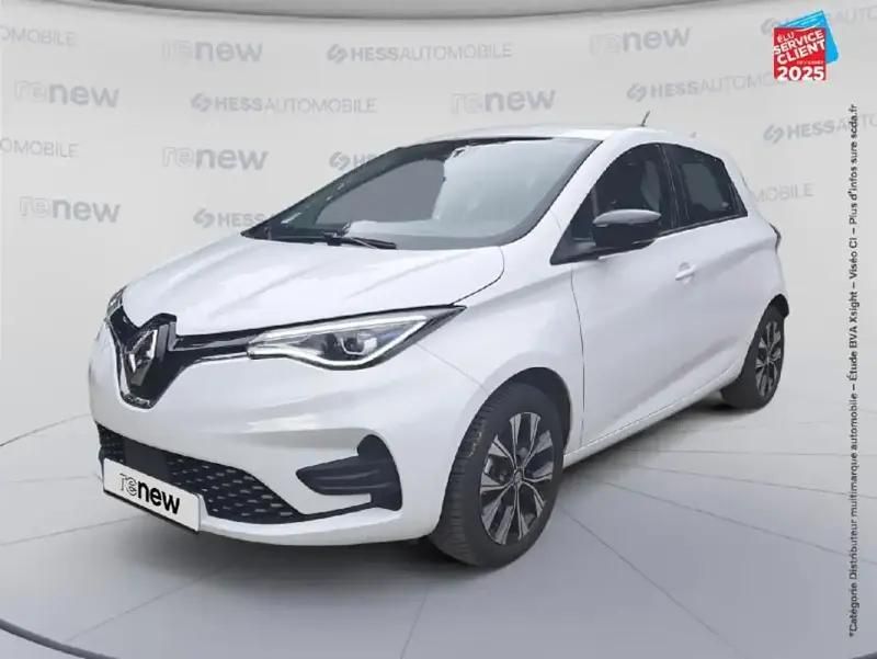 Blanc Utilisé 2022 Renault Zoe Intens Citadine | 16 499 € (Prix juste) - Image 1/4