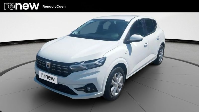 Blanc Utilisé 2022 Dacia Sandero Comfort Citadine | 14 590 € (Prix juste) - Image 1/4