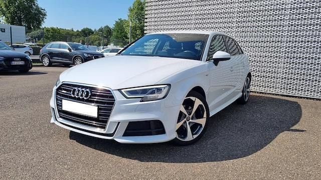 Blanc glacier métallisé Utilisé 2018 Audi A3 S-Line | 19 790 € (Bon prix) - Image 1/4