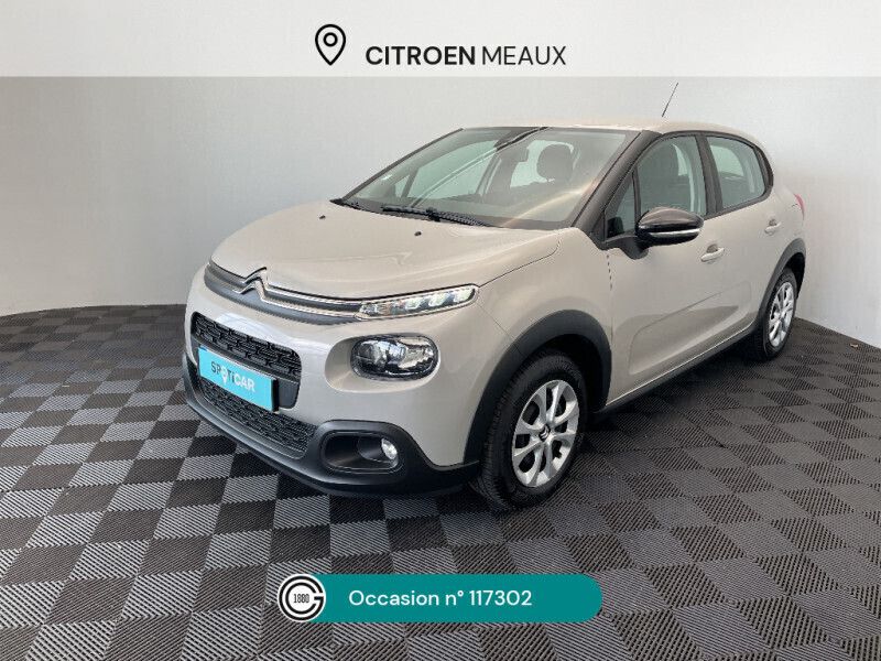 Beige Utilisé 2020 Citroën C3 Feel Citadine | 8 980 € (Bon prix) - Image 1/4