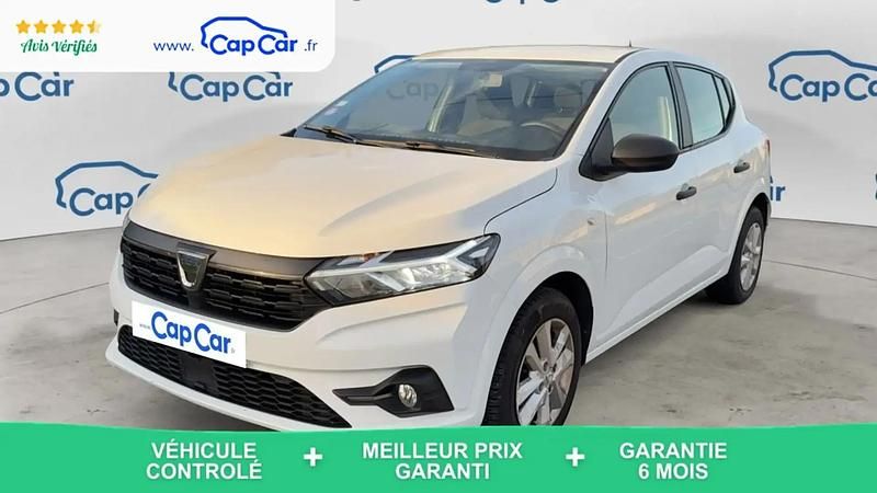 Blanc Utilisé 2021 Dacia Sandero Citadine | 10 160 € (Bon prix) - Image 1/4