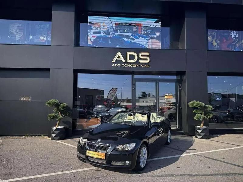 Noir Occasion 2008 BMW 335 Cabriolet Cabriolet | 22 990 € - Image 1/4