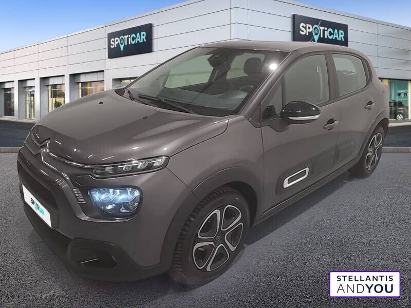 Gris Utilisé 2022 Citroën C3 Feel Citadine | 10 990 € (Prix juste) - Image 1/4