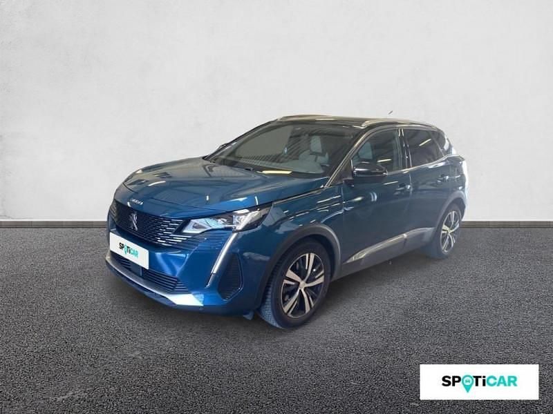 Bleu Utilisé 2021 Peugeot 3008 GT | 26 990 € (Prix assez cher) - Image 1/4