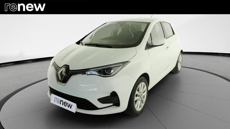 Blanc Utilisé 2020 Renault Zoe Zen Citadine | 8 590 € (Super prix) - Image 1/4
