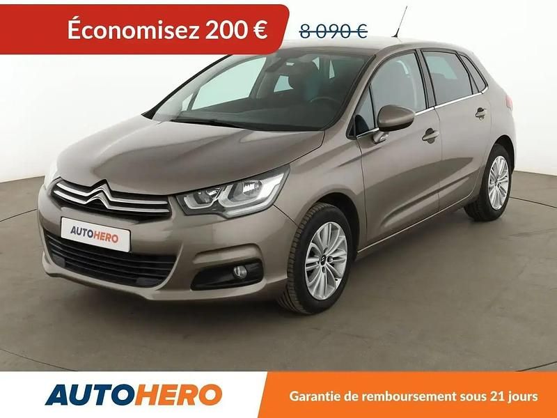 Gris Utilisé 2015 Citroën C4 PureTech Berline | 7 890 € (Prix juste) - Image 1/2