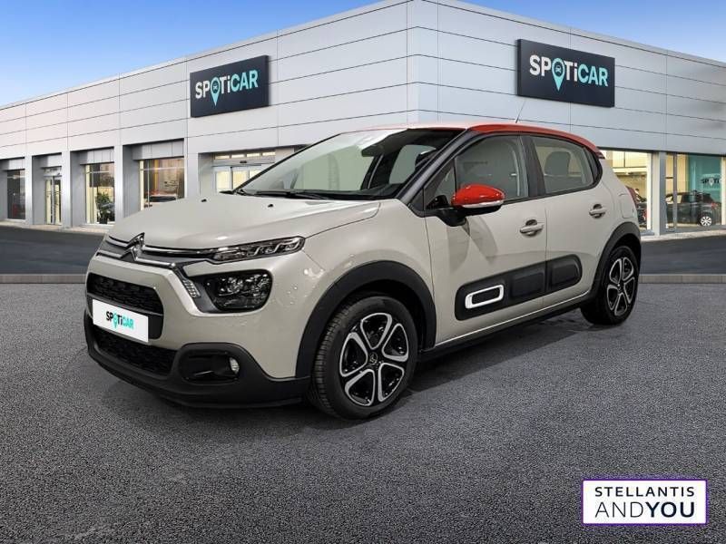Beige Utilisé 2020 Citroën C3 Feel Citadine | 10 290 € (Prix juste) - Image 1/3