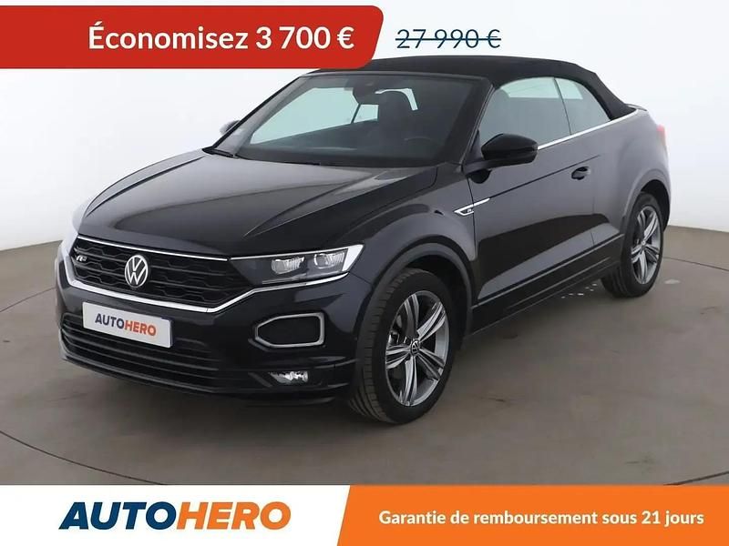 Noir Utilisé 2021 VW T-Roc Cabriolet R-line Cabriolet | 24 290 € (Super prix) - Image 1/2