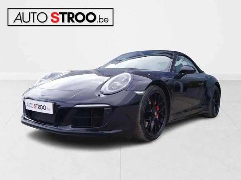 Occasion Porsche 911 Carrera 4 Cabriolet Chrono 450 ch (330 kW) 2018 Noir Cabriolet