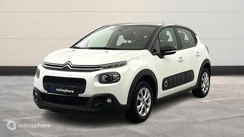 Blanc Utilisé 2019 Citroën C3 Feel Citadine | 9 499 € (Bon prix) - Image 1/4