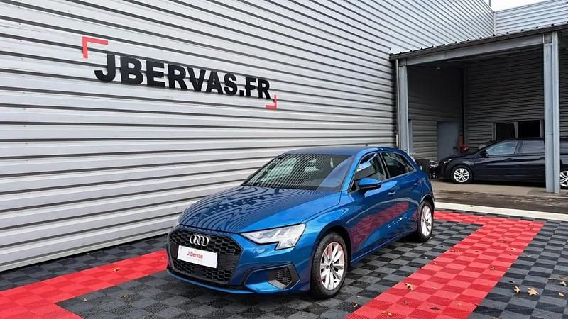Bleu Occasion 2021 Audi A3 Berline | 20 990 € (Prix juste) - Image 1/4