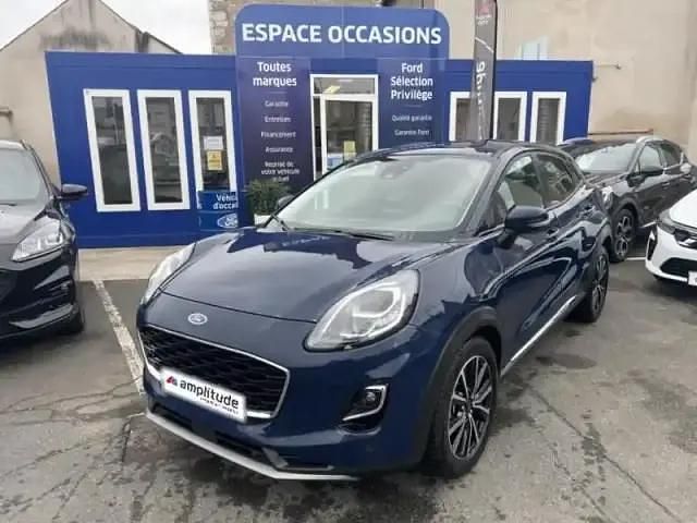 Bleu Utilisé 2023 Ford Puma Gen-E Titanium SUV | 20 599 € (Prix juste) - Image 1/4